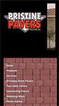 Mobile Screenshot of pristine-pavers.com